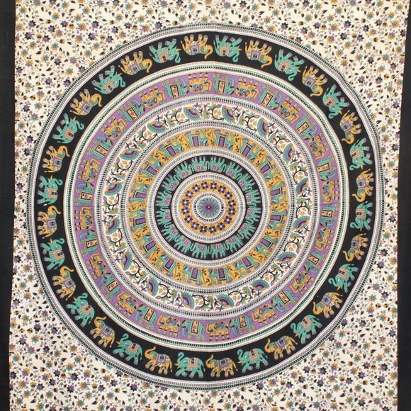 Katmandu Trading Company Other - Mandala Tapestry (Black)